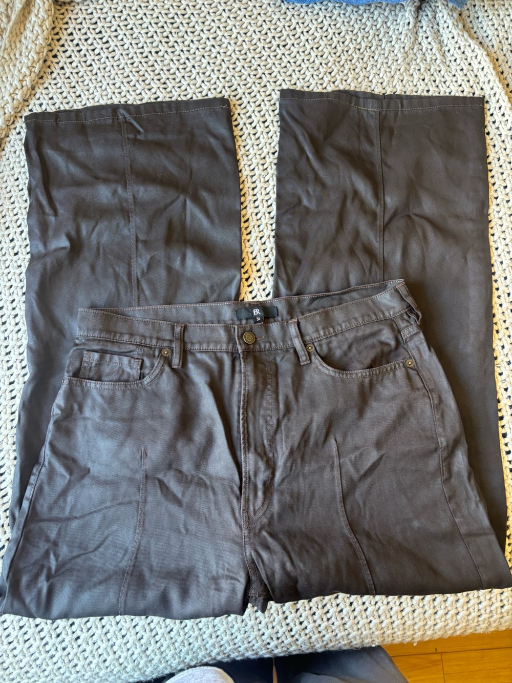 Banana Republic wide leg trousers